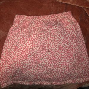 Brandy Pink cheeta skirt!